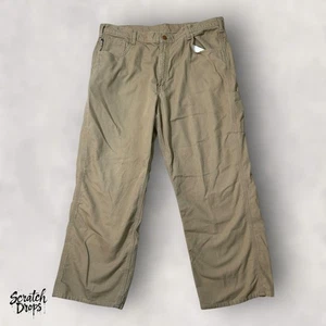 Carhartt Men's Khaki Work Pants Size 40x32 Durable Casual Trousers Sweatpant M09 - Picture 1 of 4
