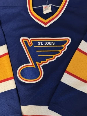 St. Louis Blues Vintage 1990s CCM NHL Hockey Jersey Men XL  - Image 1 of 4