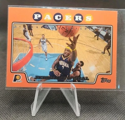 2008-09 Topps Orange /1199 #77 Jermaine O'Neal Indiana Pacers Basketball Card - Image 1 of 2