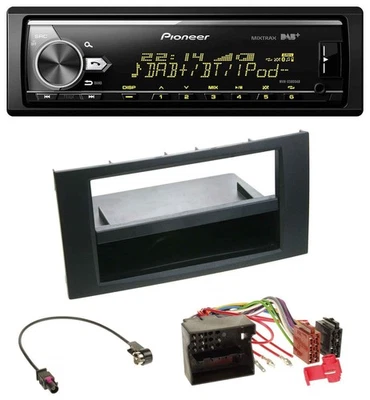Pioneer Bluetooth USB DAB MP3 Autoradio für Ford Focus Fiesta 04-08 schwarz - Bild 1 von 4