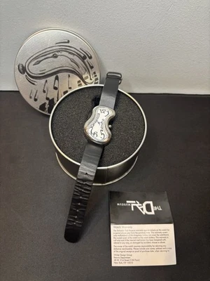 Salvador DALI Melting MUSEUM WATCH Persistence of Memory SURREAL Leather Small - Image 1 of 4
