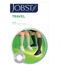 * Jobst Travel Knee High Compression Socks 15-20mmHg Black Size 4 - Picture 1 of 1