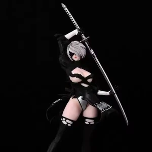 Figura de anime 30CM NieR: Automata 2B - Elegante postura de batalla con espada - Imagen 1 de 24