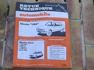 RTA 396 CITROËN LNA & CHRYSLER SIMCA 1307 1308 1309 - Imagen 1 de 1