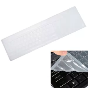 1 pc Universal Computer Keyboard Cover Silicone Dustproof Waterproof Skin Film - Picture 1 of 6