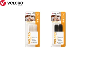 Velcro® Sleek & Thin for Fabrics 19mm x 90cm Black & White 30183 / 30184 - Picture 1 of 3