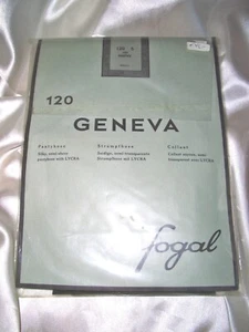 RARITÄT Fogal Geneva seidige Strumpfhose Gr. S mastice 60 den Seidenzwickel OVP - Bild 1 von 2