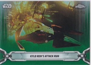Star Wars Chrome Legacy Green #180 Kylo Ren's Attack Run 33/50 2019 - Imagen 1 de 1