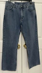 NWT Structure 36 x 32 blue denim lower rise straight leg jeans mens - Picture 1 of 5