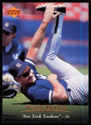 1995 Upper Deck Wade Boggs New York Yankees #445 - Image 1 of 2