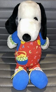 Vintage Alphabet Snoopy Toy Plush Practice Fine Motor Skills - Picture 1 of 16