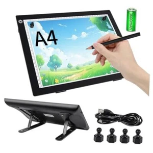 Rechargeable A4 Tracing Drawing Board,Copy Light Pad with Adjustable Foldable - Picture 1 of 7
