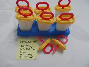 Fabricante de moldes de paletas Tupperware ICE TUPS 12 piezas en JUEGO + 2 palos - Imagen 1 de 2
