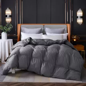 Lussuoso piumone autunno ultra morbido inserto bianco king size piumino oca - Foto 1 di 30
