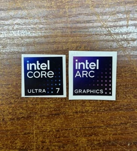 Intel Core i7 Ultra + Intel ARC Graphics Desktop / Laptop sticker label (NEW) - Picture 1 of 1