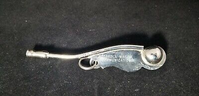 Vintage Stainless Bosun Whistle Motorola Marine Communications Germany • 49.99$