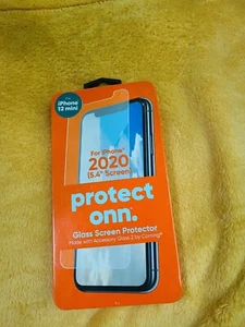 iPhone 2020 ONN Glass Screen Protector Protect 5.4" Screen w/ Easy Application - Zdjęcie 1 z 2