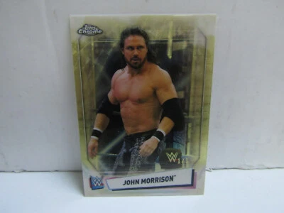 2021 Topps Chrome WWE #18 John Morrison Gold Superfractor 1/1 - Image 1 of 2