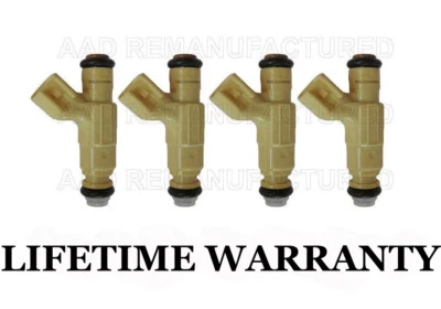  Оригинальный набор из 4 топливных форсунок Bosch для 00-01 Ford Focus 2,0 л 0280155974  - Изображение 1 из 2