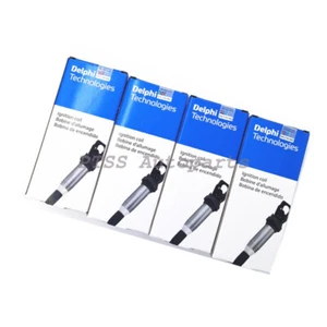 036905715F OEM 4x Delphi Ignition Coil Set For Audi A1 A3 VW GOLF Beetle 1.4 T - Picture 1 of 8