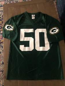 NFL Green Bay Packers AJ Hawk #50 Jersey Mens Medium M