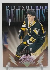 1996-97 Leaf Preferred JAROMIR JAGR Steel Power Die Cut /2500 Pittsburgh Penguin - Picture 1 of 5