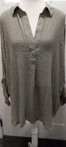 New Jane And Delancey Women Long Sleeve Shirt Top Size 1X - Picture 1 of 7