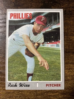 1970 Topps - Rick Wise #605 Foto 1 de 2