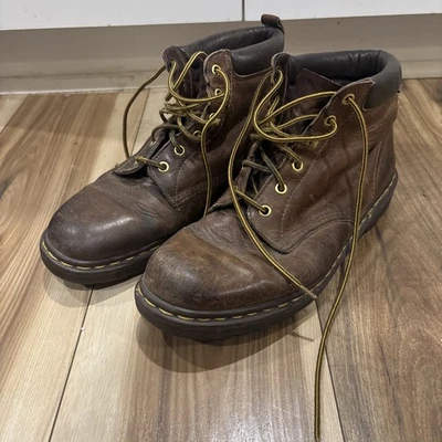 Hombres 10 EE. UU. (9 Reino Unido) Años 90 De Colección Dr Doc Martens 939 Ben 6 Ojos Botas Hechas en Inglaterra Foto 1 de 4