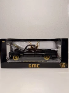 M2 1976 GMC Sierra Grande 15 Custom Black Gold Firebird Edition 1:24 (See Pics) - Picture 1 of 18