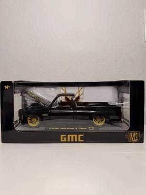 M2 1976 GMC Sierra Grande 15 Custom Black Gold Firebird Edition 1:24 (See Pics) - Image 1 of 4