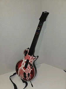Aerosmith Guitar Hero Red Octane Wireless LesPaul GibsonGuitar Xbox 360 UNTESTED - Picture 1 of 24