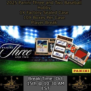 Pee Wee Reese 2025 Panini Three and Two Baseball Hobby - 1X Case BREAK #2 - Picture 1 of 3