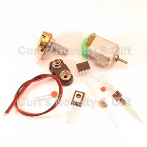 DIY BREADBOARD DC SPEED CONTROL W/MOTOR ELECTRONIC PROJECT KIT - BONUS - Bild 1 von 1