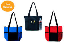 Zippered Durable Tote Bag/ Shoulder Bag/ Zipper Bag