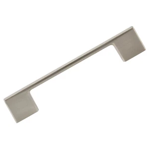 10 Pack Rok Modern Tele 96MM Centers Brushed Nickel Cabinet Pull Handle 5-11/32" - Picture 1 of 6