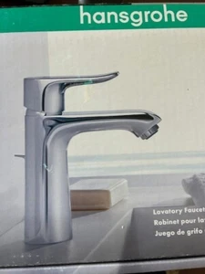 HANSGROHE METRIS 04552000 CHROME LAVATORY BATH FAUCET SINGLE HOLE NEW OPEN BOX - Picture 1 of 1