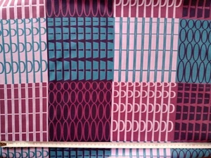 Remnant ORGANIC GINGHAM HOPE  PURPLE  Liberty Tana Lawn cotton approx 44 x 30 cm - Picture 1 of 4