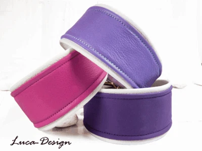 HANDGEFERTIGT Windhundhalsband Hundehalsband Greyhound collar Galgo Barsoi Whippet Lurcher mpa