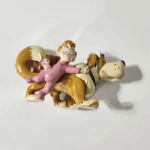 Walt Disney Figur Peter Pan Michael Nana Krankenschwester Hund und Junge Rarität selten 3,5" - Bild 1 von 2