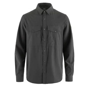 Fjallraven Abisko Trekking Shirt Dark Grey - Picture 1 of 8