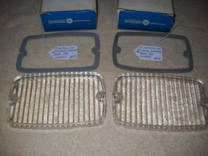 NOS Mopar 71 Satellite 4 Door & Station Wagon Park Turn Signal Lamp Lenses Mint! - Bild 1 von 1