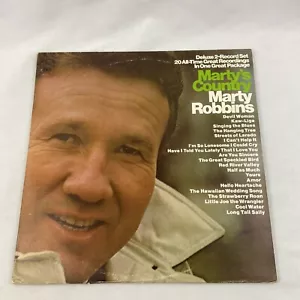 Marty Robbins Marty’s Countey Vinyl Record Ultra Rare Double LP - Picture 1 of 9