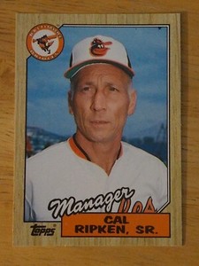 1987 Topps Traded Cal Ripken Sr. Baltimore Orioles #102T 