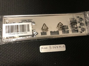 ASUS IO SHIELD for ASUS PRIME B360M A , PRIME B365M-A ,ORIGINAL - Afbeelding 1 van 1