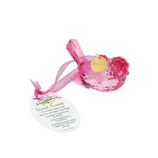 Sweet Tweets Bird Ornament #6009591 Enesco~Poem Card~Acrylic~Pink~Friendships~