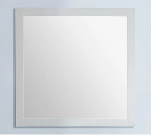 Vaviva Mirror 30x30 inches in Soft White Frame - Picture 1 of 2