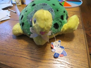 Vintage IDEAL Toy Company Stuffed Turtle Original Handtag - Picture 1 of 11