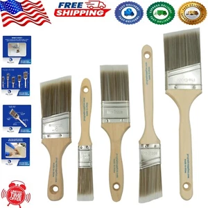 Professional-Grade Paint Brush Set - SRT Filament for Smooth, Streak-Free Finish - Picture 1 of 10
