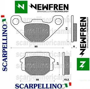 PASTIGLIE FRENO NEWFREN KAWASAKI ESTRELLA NINJA BALIUS TENGAI TECATE - FD0073 - Picture 1 of 1